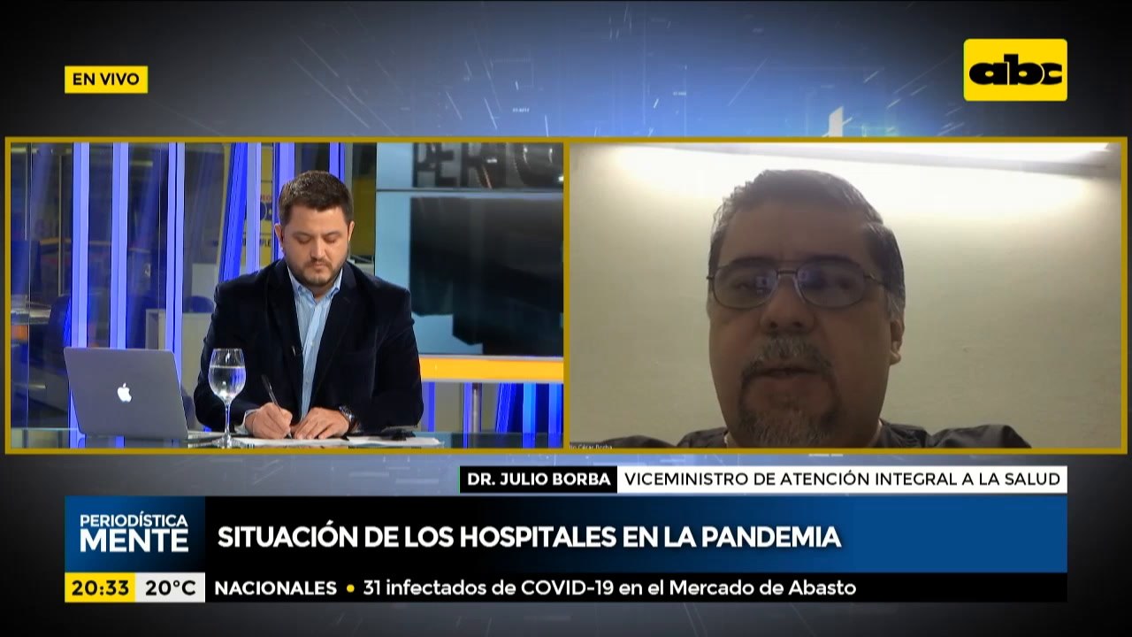 Camas de terapia intensiva están ocupadas un 80%