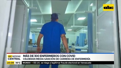 Más de 300 enfermeros con Covid-19