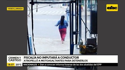 Atropello a motochorros está justificado, según abogado