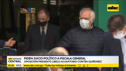 Piden juicio político a Fiscala General