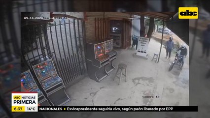 Asaltan local comercial en Luque