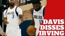 Anthony Davis and Kyrie Irving throw verbal jabs at each other during Mavs photoshoot