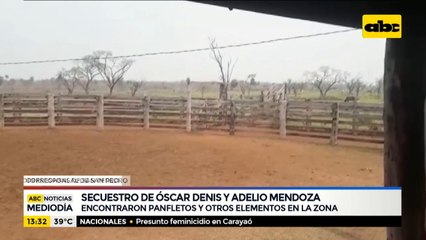 Encontaron panfletos y otros elementos en la estancia Traquerita