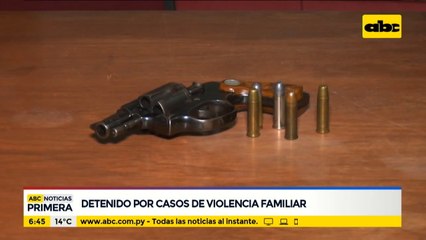 Hombre detenido por amenaza de muerte