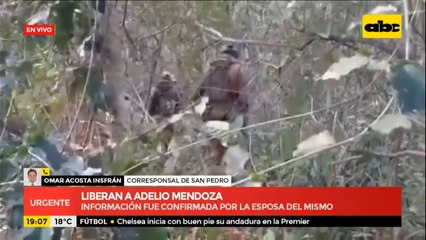 EPP Libera al secuestrado Adelio Mendoza