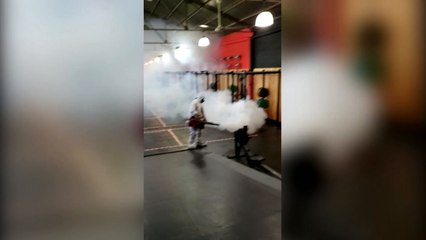 Desinfección de espacios