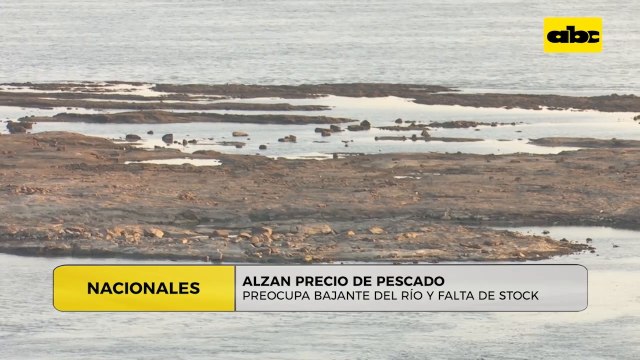 Aumentan precios de los pescados debido a bajante del río