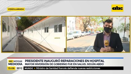 Este es el gobierno que más invirtió en Salud, según Mario Abdo