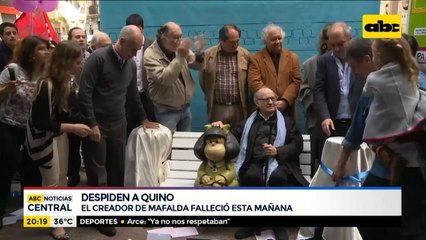 Despiden a Quino, creador de Mafalda