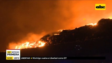 Incendio de gran magnitud en Cateura