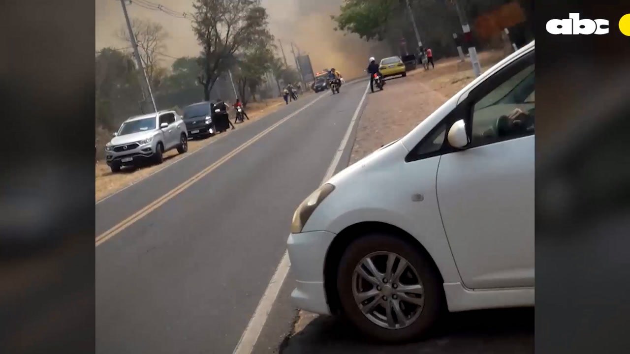 Incendio en Caacupé