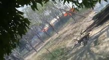 Incendios forestales afectaron viviendas en Cadete Pando