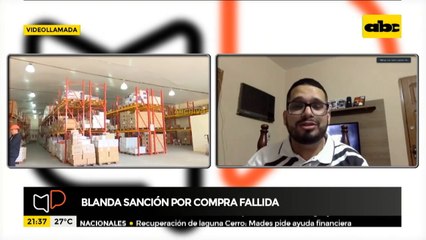 Blanda sanción por compra fallida de insumos es una "bofetada"