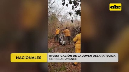 Investigación de la joven desaparecida, con gran avance