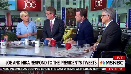 Mika Brzezinski, Joe Scarborough on Trump's Twitter Attack: "We're OK, the Country's Not" | THR News