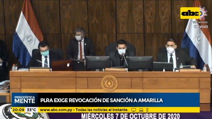 PLRA exige revocación de sanción a Amarilla