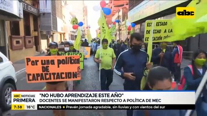 "No hubo aprendizaje este año", según docentes