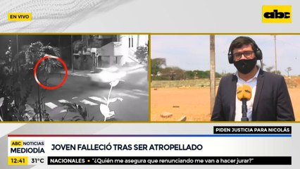 Joven de padre atropellado por conductor ebrio pide juicio oral