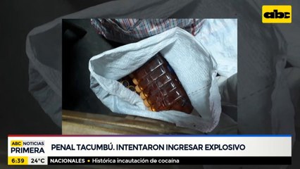 Intentaron ingresar dinamita al penal de Tacumbú