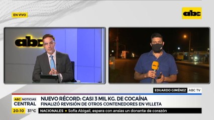Nuevo record: Casi 3 mil kilogramos de cocaína