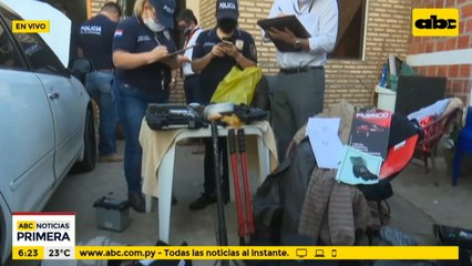 Cinco detenidos tras allanamiento en San Lorenzo