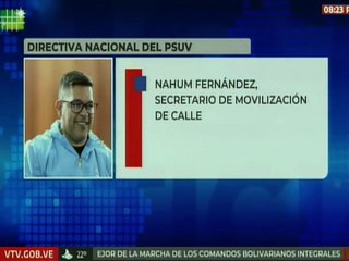 Conforman la nueva Directiva Nacional del Partido Socialista Unido de Venezuela