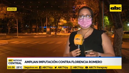 Amplian imputación contra Florencia Romero