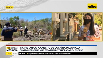 Incineran cargamento de cocaína incautada