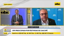 OPS preocupada por festividad de Caacupé