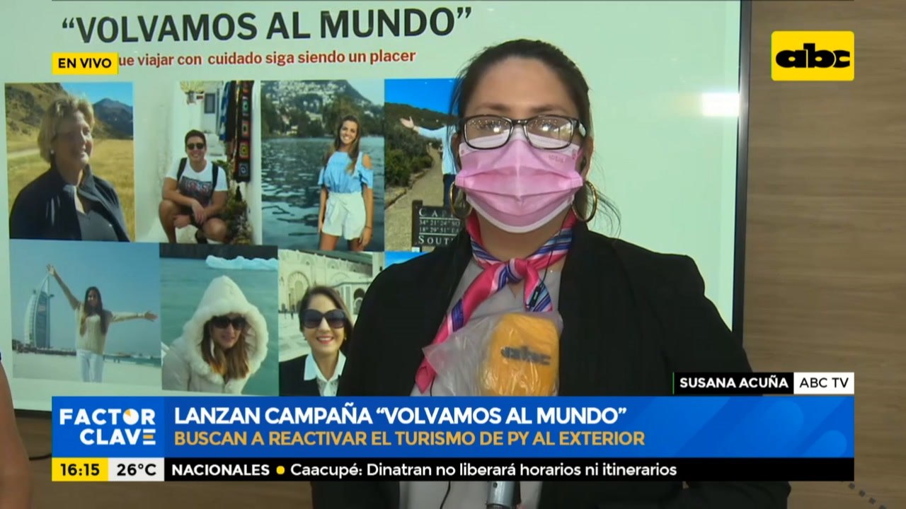 Lanzan campaña "Volvamos al mundo"