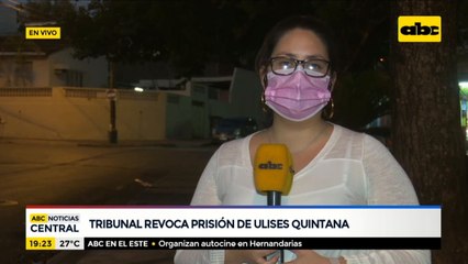 Tribunal revoca prisión de Ulises Quintana