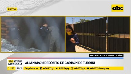 Presumen que cocaína se empaquetaba en depósito de Turrini allanado