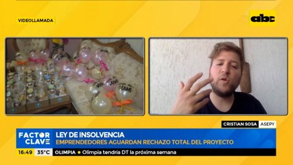 Emprendedores aguardan rechazo total de ley de insolvencia