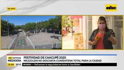 Mazzoleni no descarta cuarentena total en Caacupé y afirma que presupuesto 2021 será insuficiente