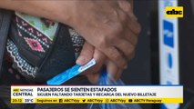 Siguen faltando tarjetas y recarga del nuevo billetaje