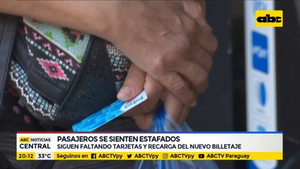 Siguen faltando tarjetas y recarga del nuevo billetaje