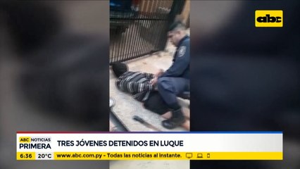 Tres detenidos por tenencia de objetos supuestamente robados