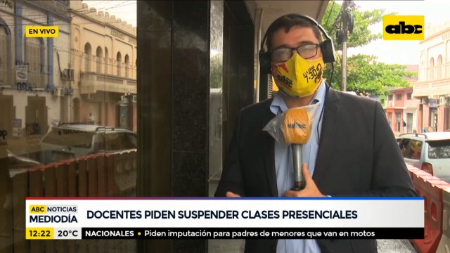 Docentes piden suspender clases presenciales