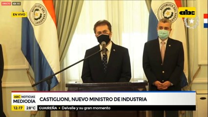 Luis Castiglioni asume como nuevo ministro de Industria