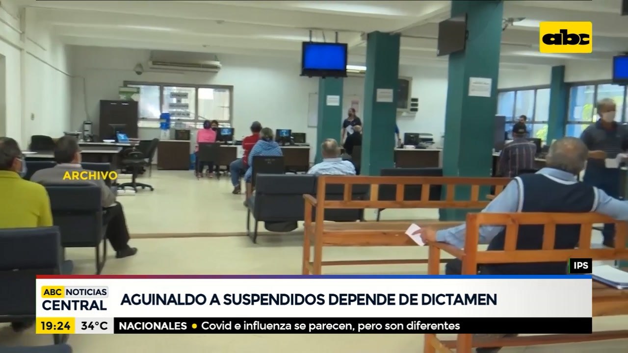 IPS: Aguinaldo de suspendidos depende de dictamen