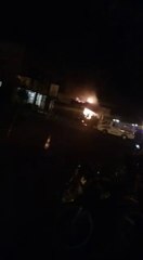 Incendio en supermercado de Edelira