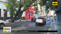 Árbol a punto de caer en zona céntrica de Asunción