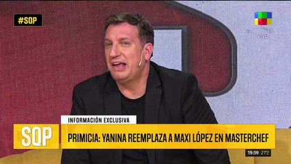 Maxi López confirmó la pelea entre Wanda Nara y La Joaqui en MasterChef Celebrity: "Yo medié"