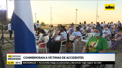 Conmemoran a víctimas de accidentes de tránsito