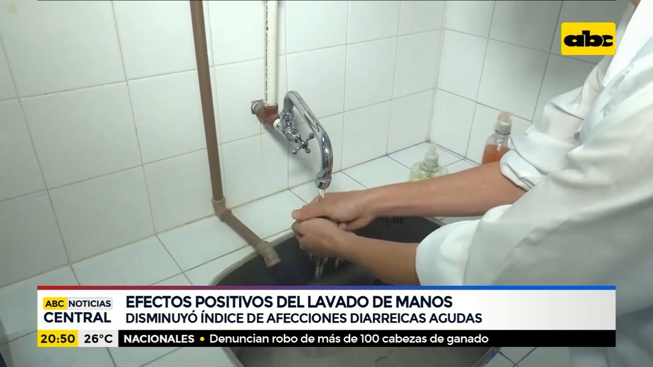 Lavado de manos disminuyó afecciones diarreicas agudas