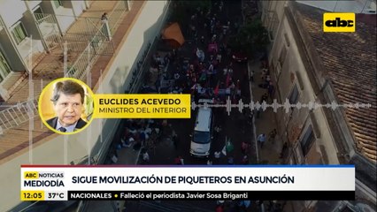 Manifestación campesina: "la represión no conduce a nada", según Euclides