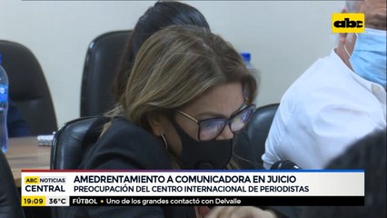 Centro Internacional de Periodistas, preocupado por amedrentamiento a comunicadora en juicio