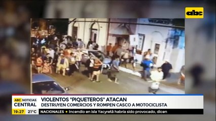 varios comercios perjudicados por los "piqueteros"