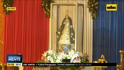 Continúa el recorrido de la imagen Virgen de Caacupé