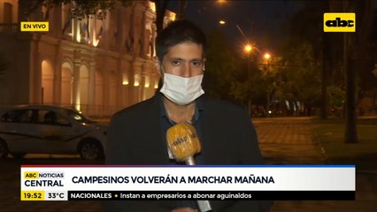 Campesinos y sin techos marcharán en Asunción